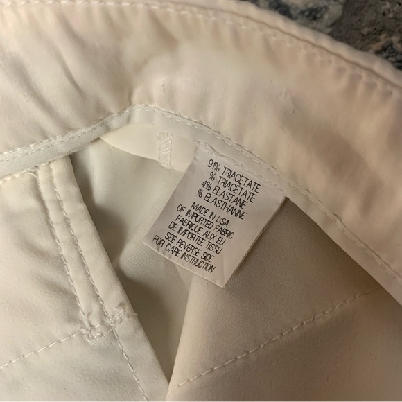 Theory Cream Wide-Leg Pants - Picture 2 of 9